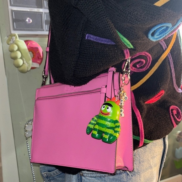 Nickelodeon Handbags - Yo Gabba Gabba Brobee keychain purse charm accessories